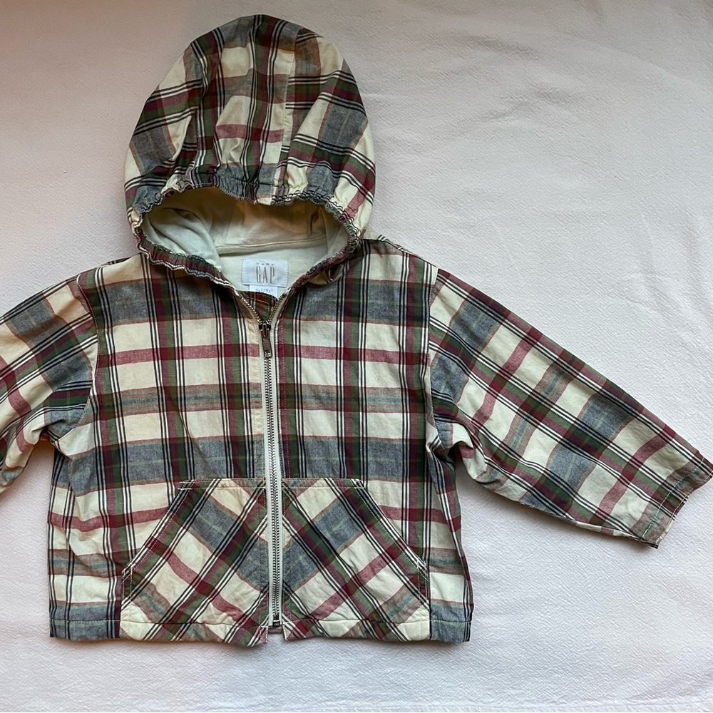 VTG Baby Gap Plaid Jacket
